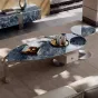 Роскошный журнальный столик из каменной плиты  BANG 36493-29