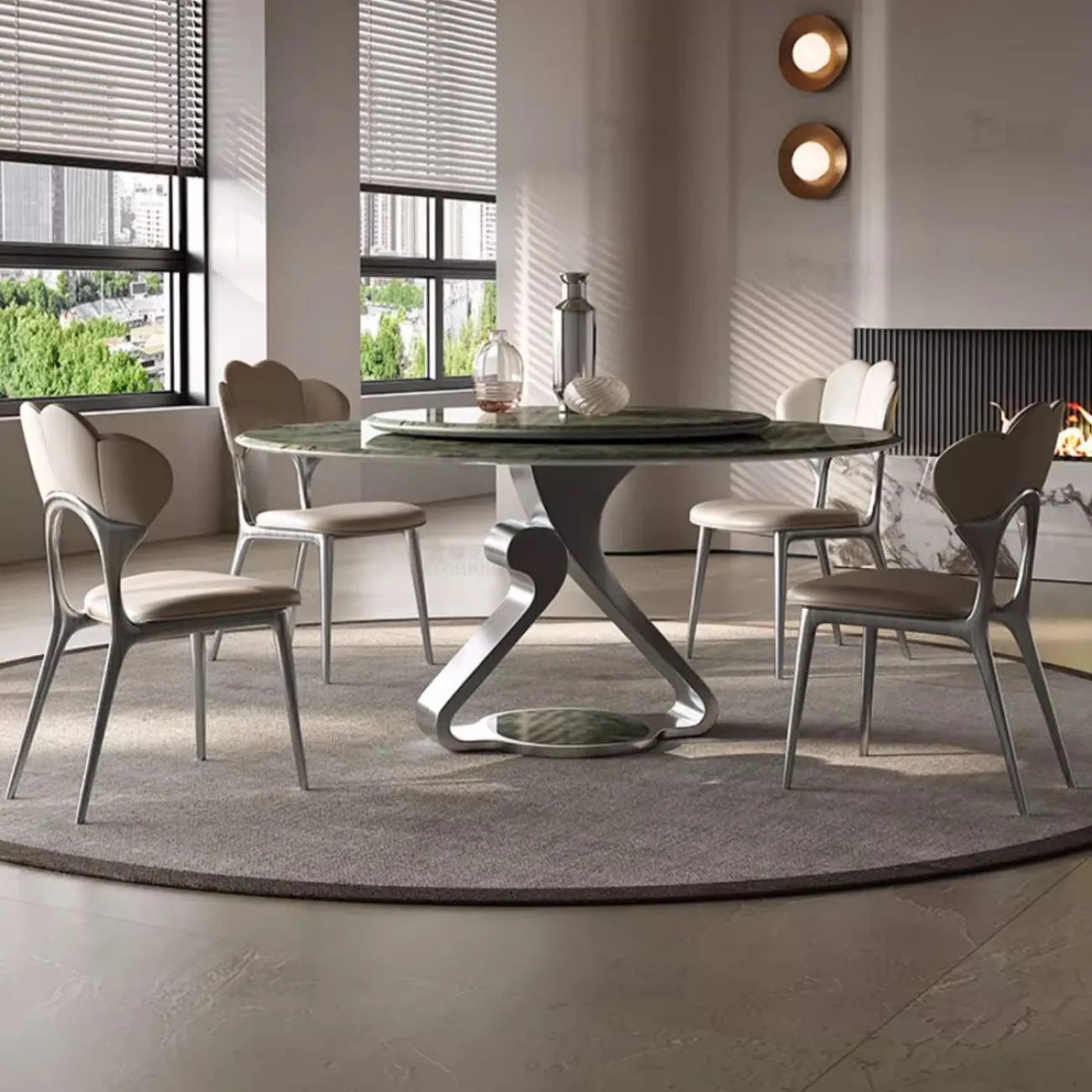 Кожаный обеденный стул BANG 36498-29