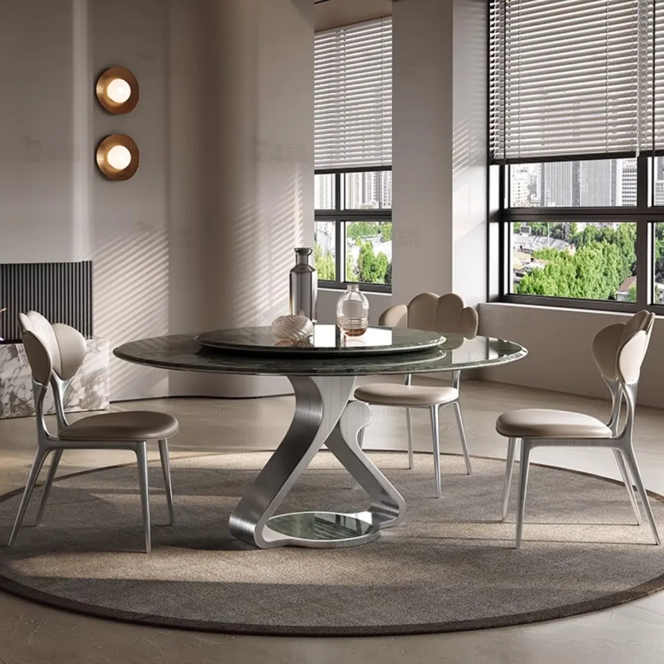 Кожаный обеденный стул BANG 36498-29