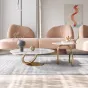 Лёгкий роскошный журнальный столик из каменной плиты BANG 36499-29
