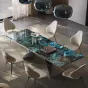 Обеденный стол из чистого натурального роскошного камня BANG 36507-29