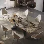 Обеденный стол из чистого натурального роскошного камня BANG 36507-29