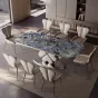 Роскошный обеденный стол из натурального камня прямоугольной формы BANG 36509-29