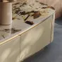 Роскошный ТВ шкаф из натурального камня и кожи BANG 36510-29