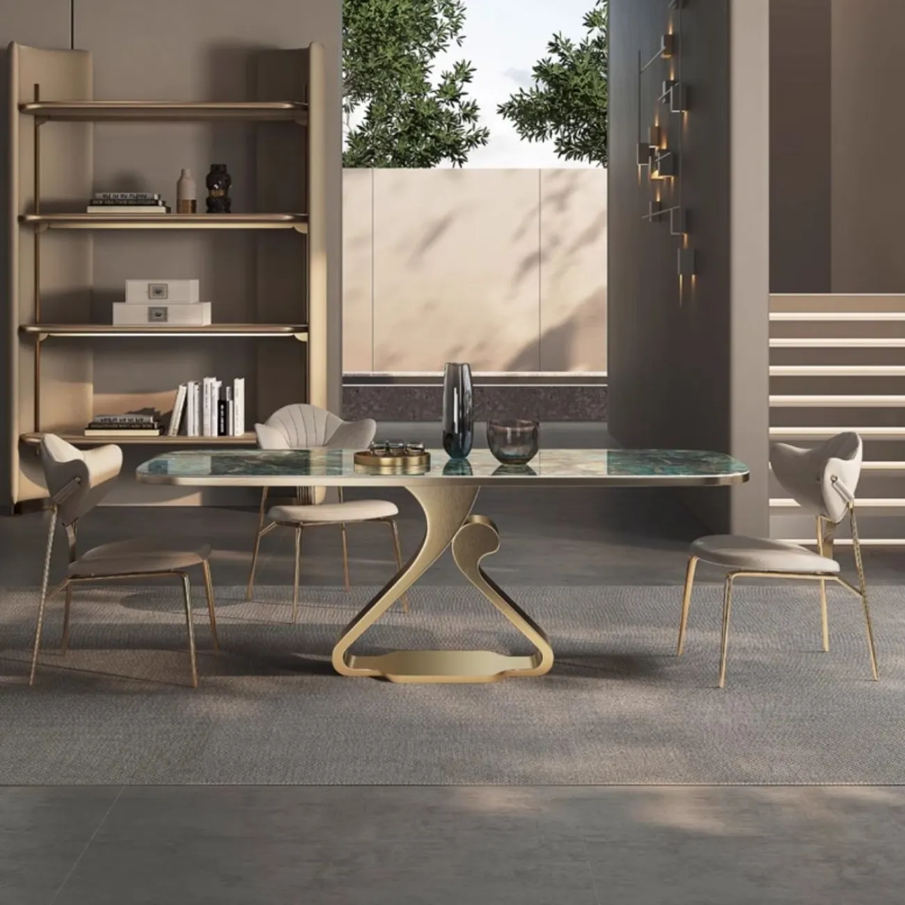 Дизайнерский обеденный стул BANG 36515-29