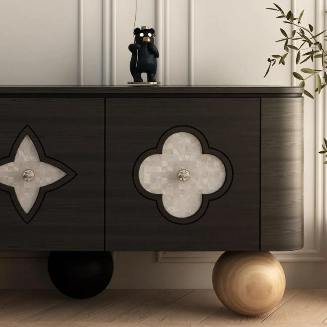 Роскошный ретро-шкаф для телевизора из цельного дерева BLD 35625-29 Роскошный ретро-шкаф для телевизора из цельного дерева BLD 35625-29