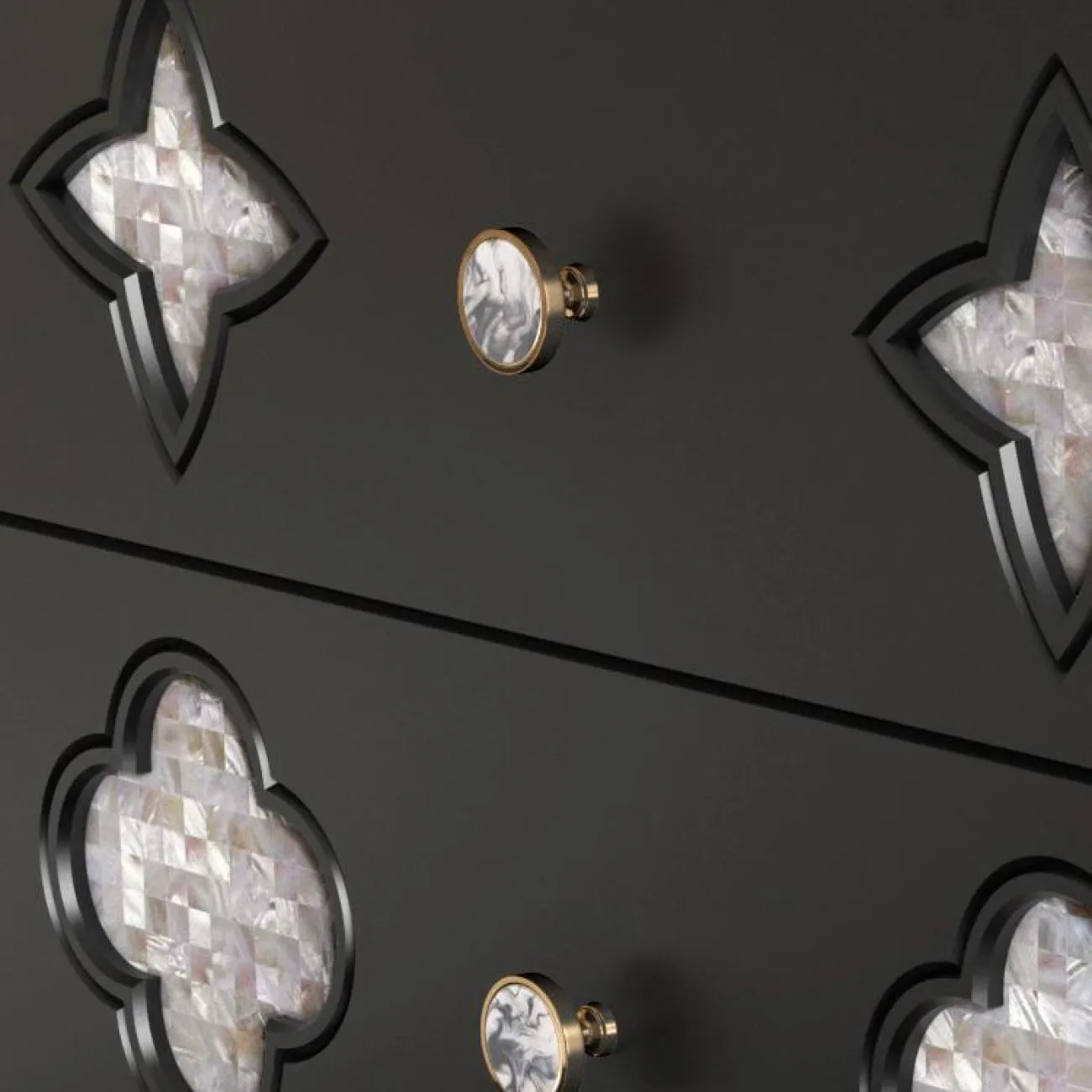 Французский ретро шкаф для хранения из цельного дерева BLD 35626-29