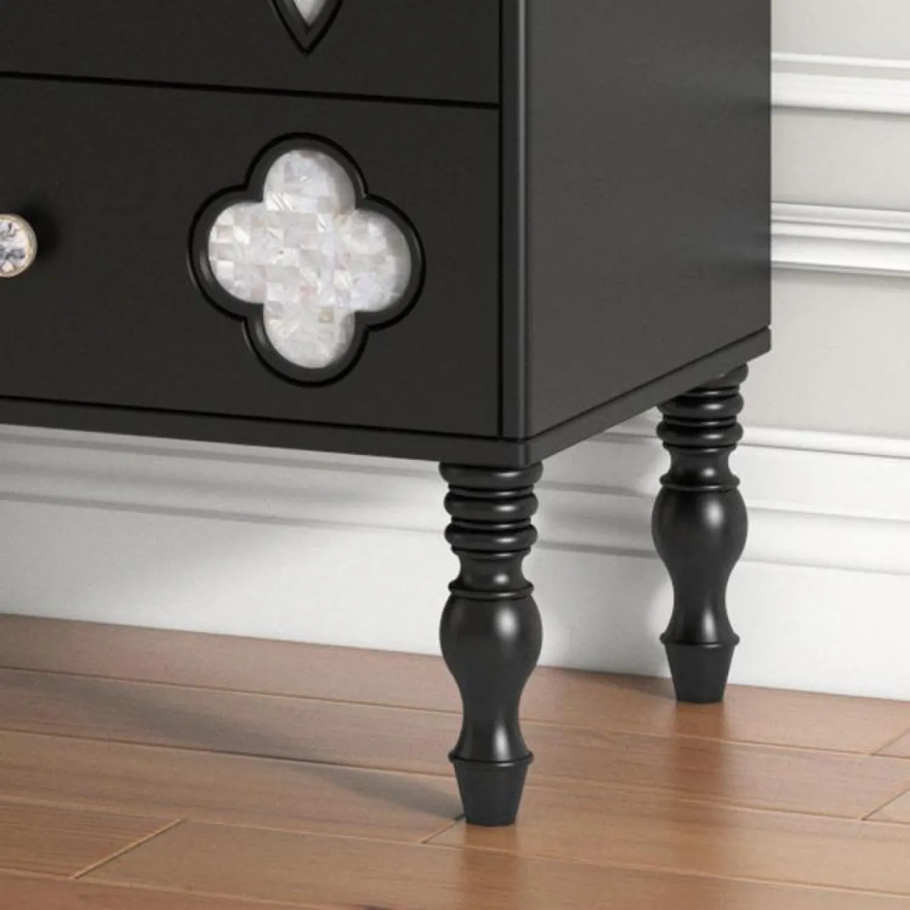 Французский ретро шкаф для хранения из цельного дерева BLD 35626-29