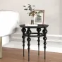 Средневековый журнальный столик из массива дерева BLD 35627-29