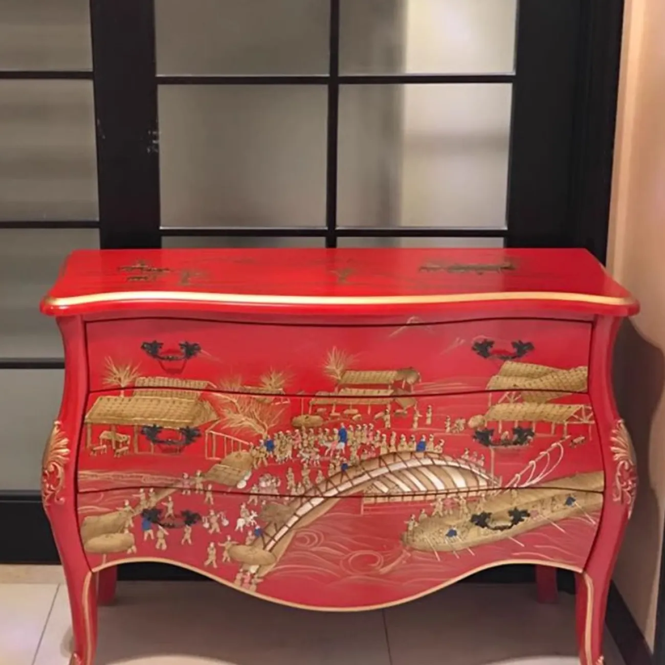 Роскошный расписной комод Creative Life 35967-29 Роскошный расписной комод Creative Life 35967-29