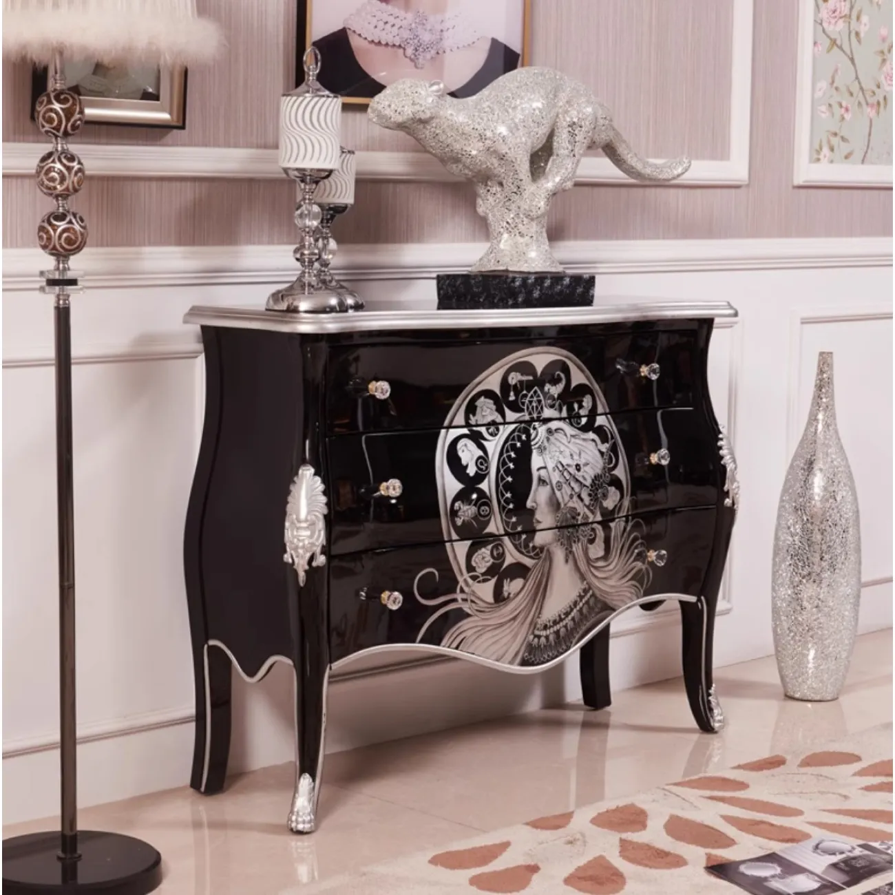 Современный расписной комод Creative Life 35969-29 Современный расписной комод Creative Life 35969-29