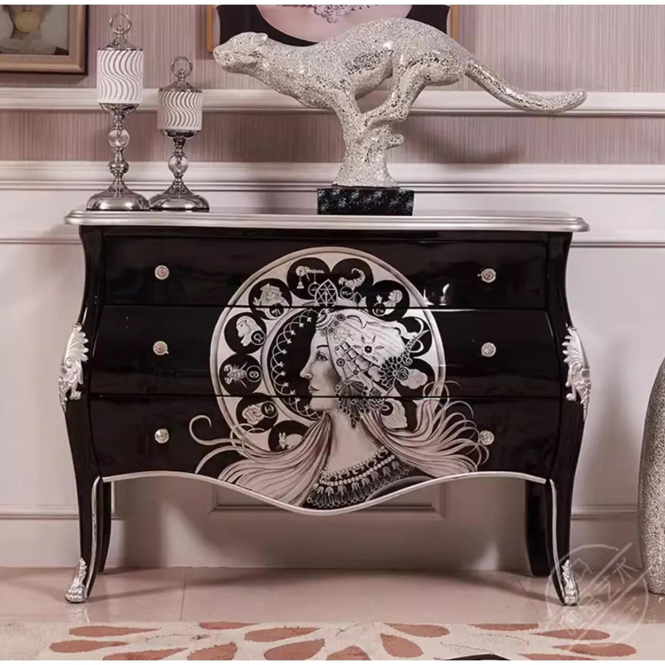 Современный расписной комод Creative Life 35969-29 Современный расписной комод Creative Life 35969-29