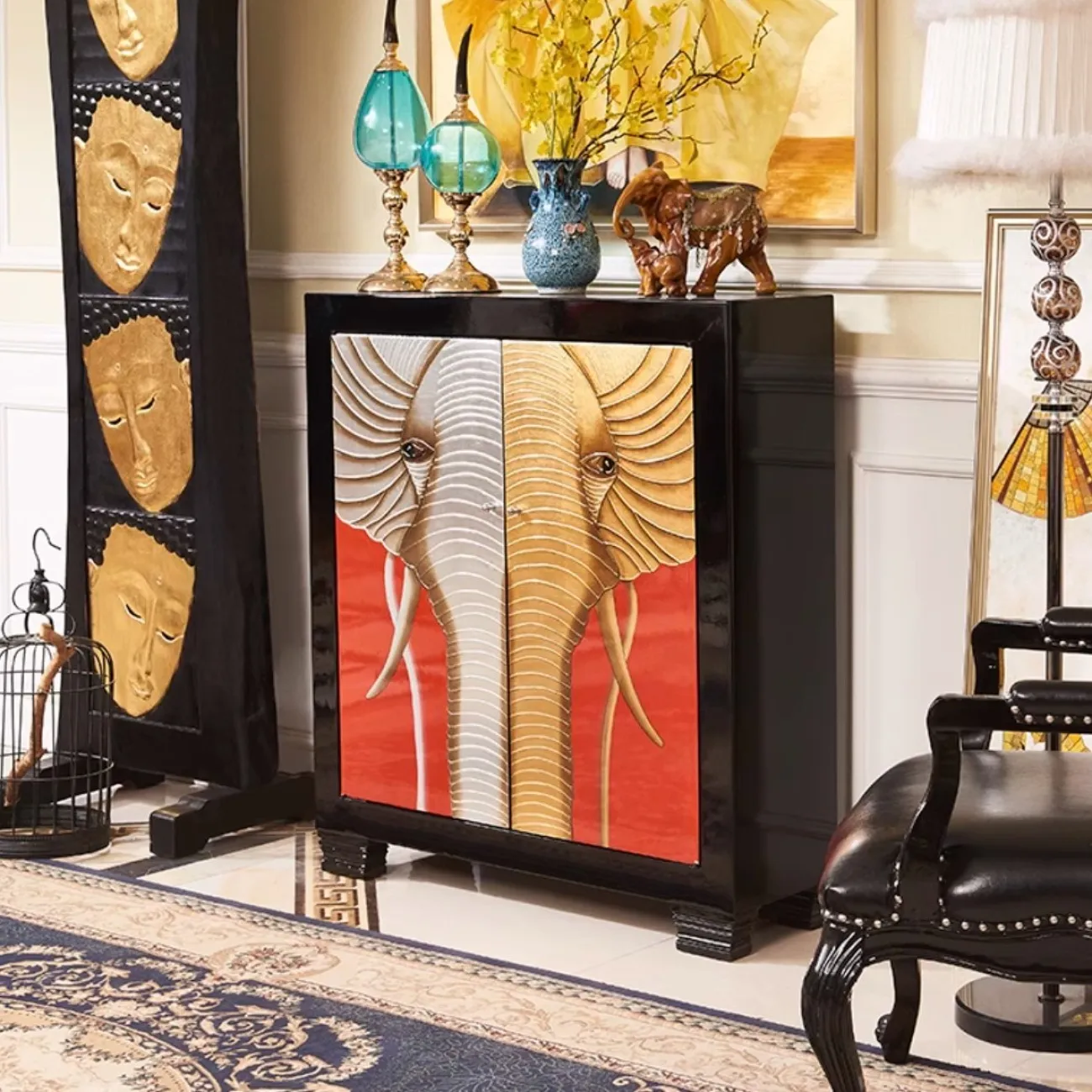 Роскошный расписной комод Creative Life 35970-29