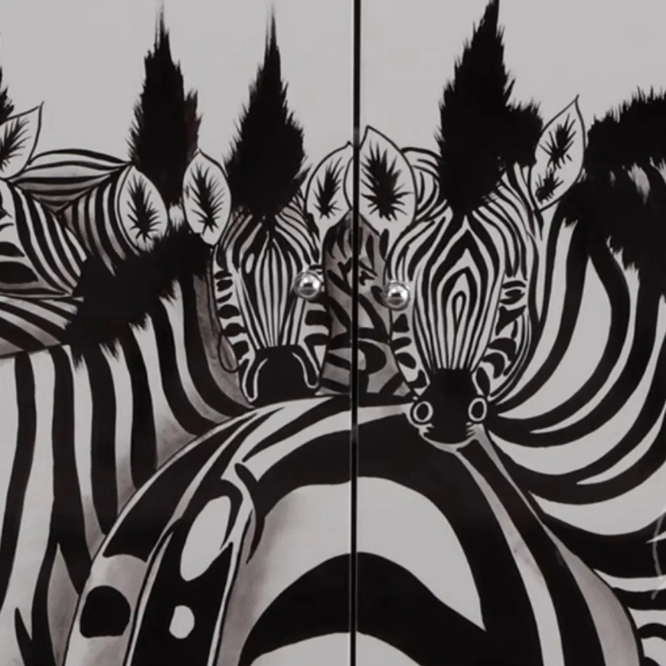 Роскошный расписной ТВ шкаф Creative Life 35971-29