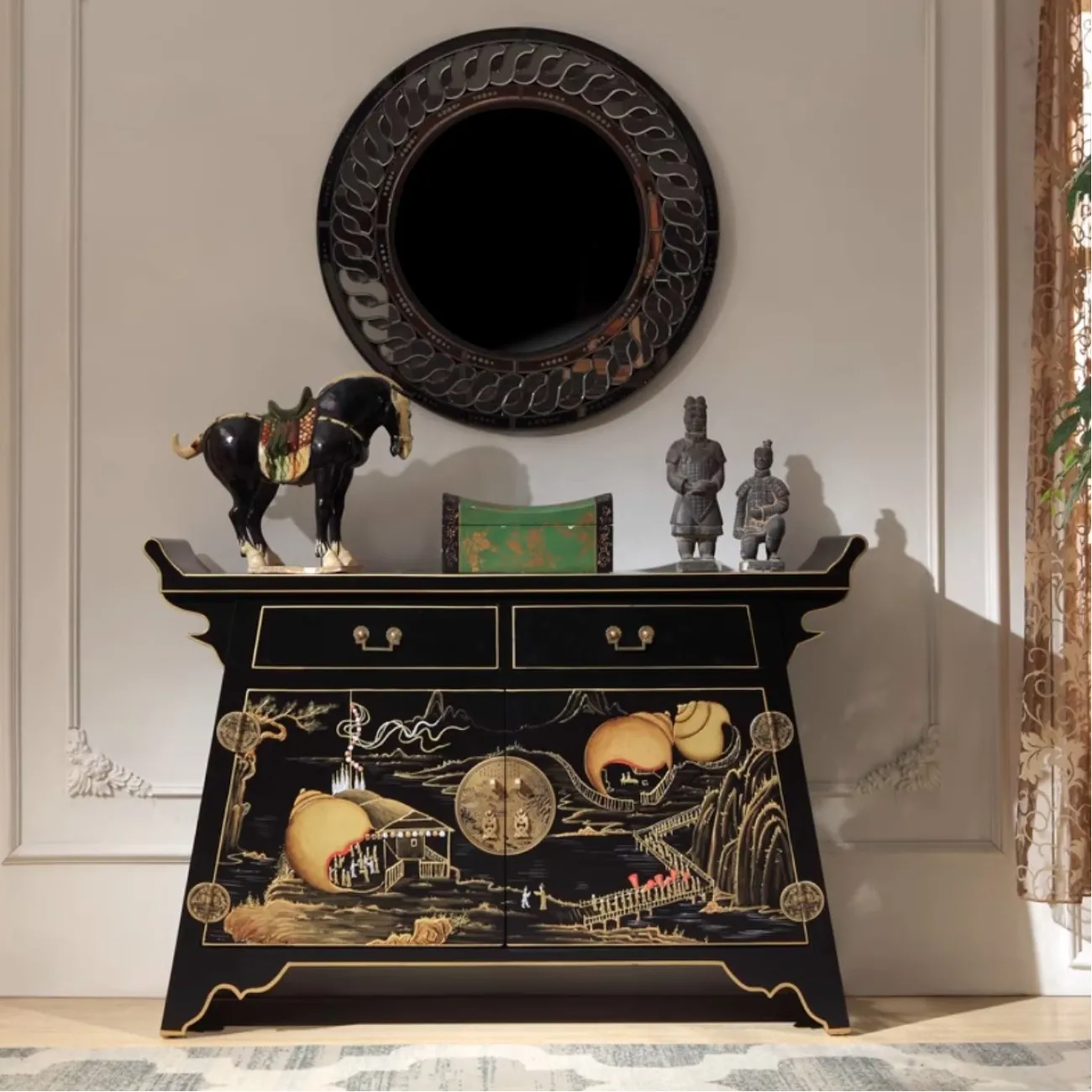 Роскошный расписной комод Creative Life 35972-29 Роскошный расписной комод Creative Life 35972-29