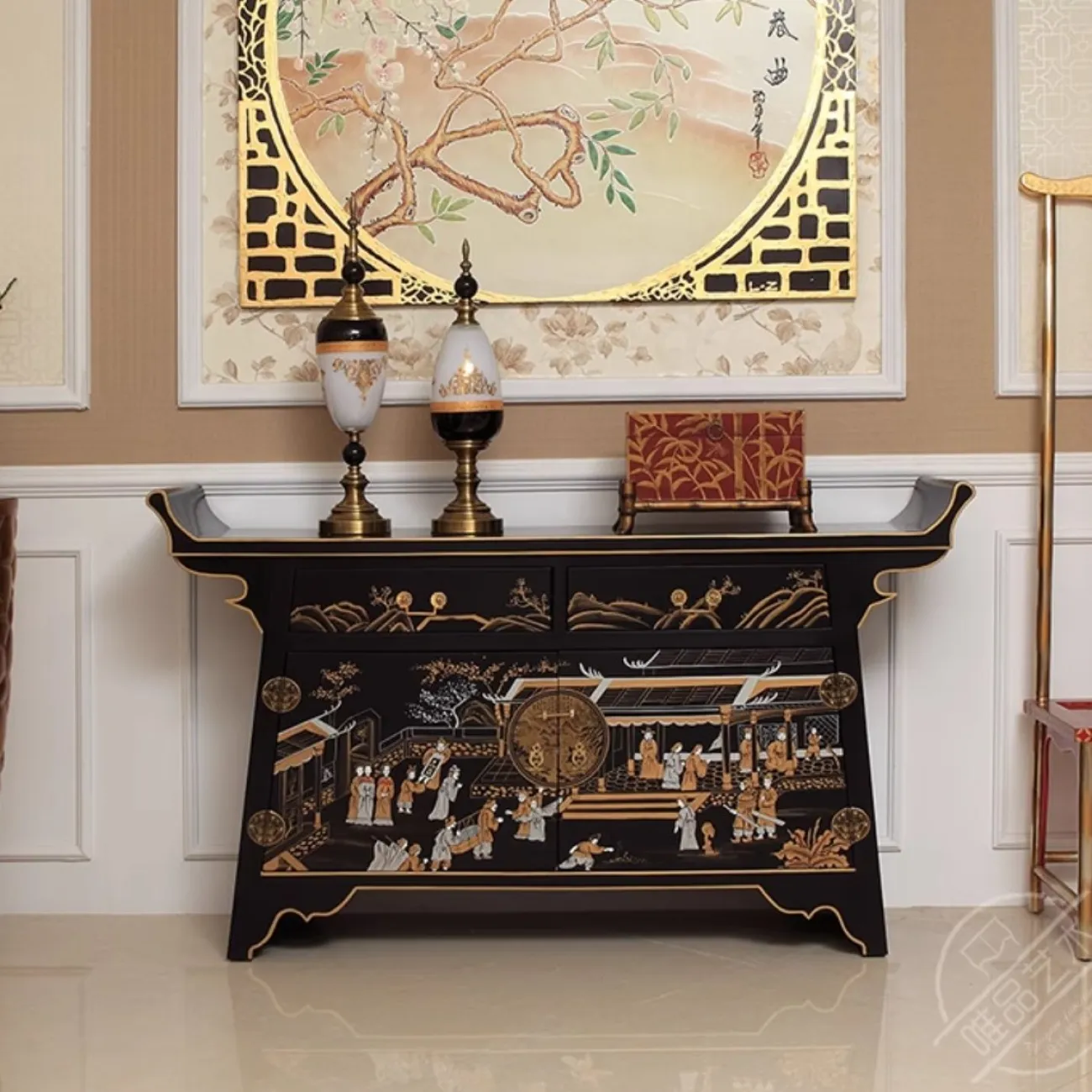 Роскошный расписной комод Creative Life 35972-29 Роскошный расписной комод Creative Life 35972-29