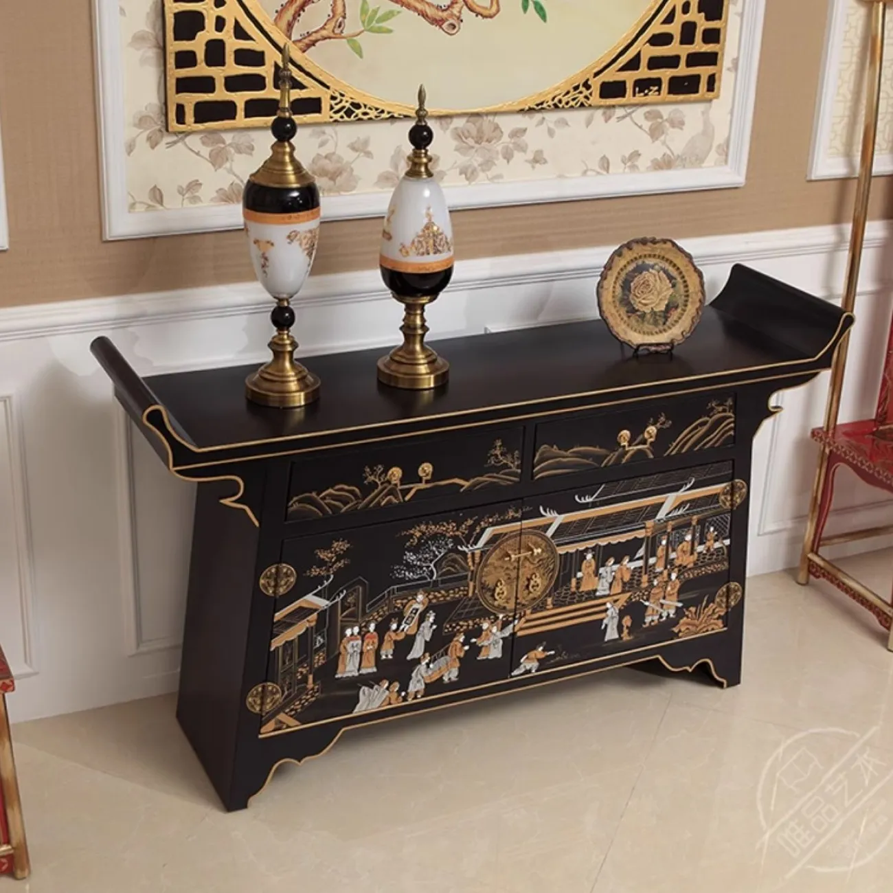 Роскошный расписной комод Creative Life 35972-29 Роскошный расписной комод Creative Life 35972-29