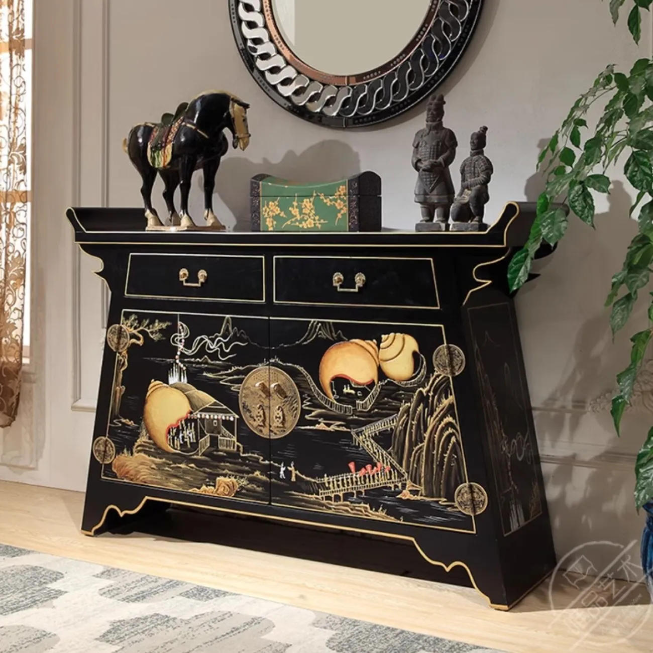 Роскошный расписной комод Creative Life 35972-29 Роскошный расписной комод Creative Life 35972-29