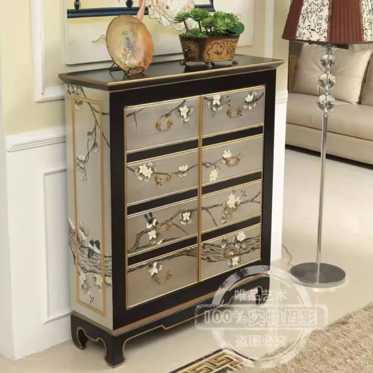 Расписной двухдверный шкаф для хранения Creative Life 35978-29