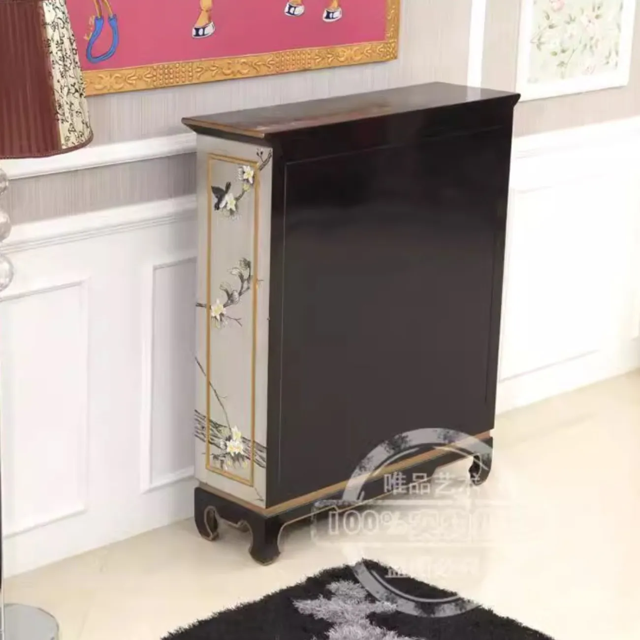 Расписной двухдверный шкаф для хранения Creative Life 35978-29