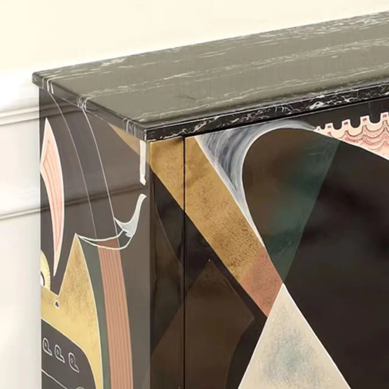 Расписной консольный столик из массива дерева Creative Life 35979-29