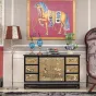 Расписной комод в китайском стиле из массив дерева Creative Life 35981-29