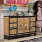 Расписной комод в китайском стиле из массив дерева Creative Life 35981-29