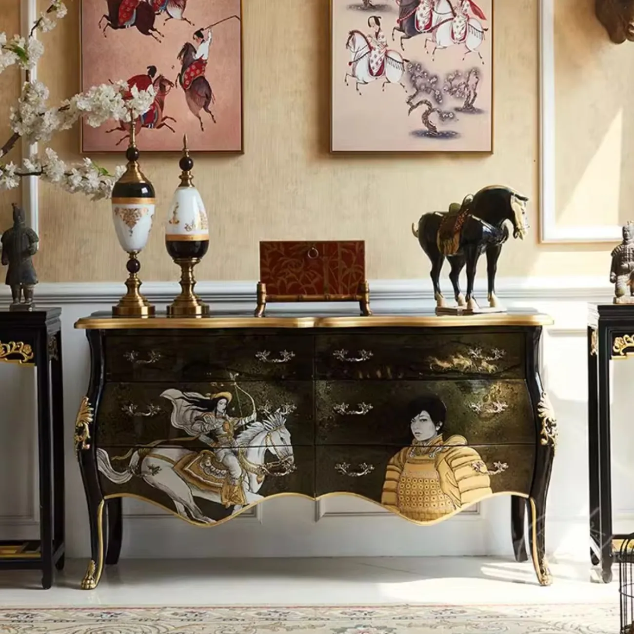 Декоративный комод из цельного дерева Creative Life 35985-29 Декоративный комод из цельного дерева Creative Life 35985-29