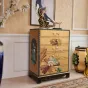 Высокий расписной шкаф в китайском стиле Creative Life 35986-29