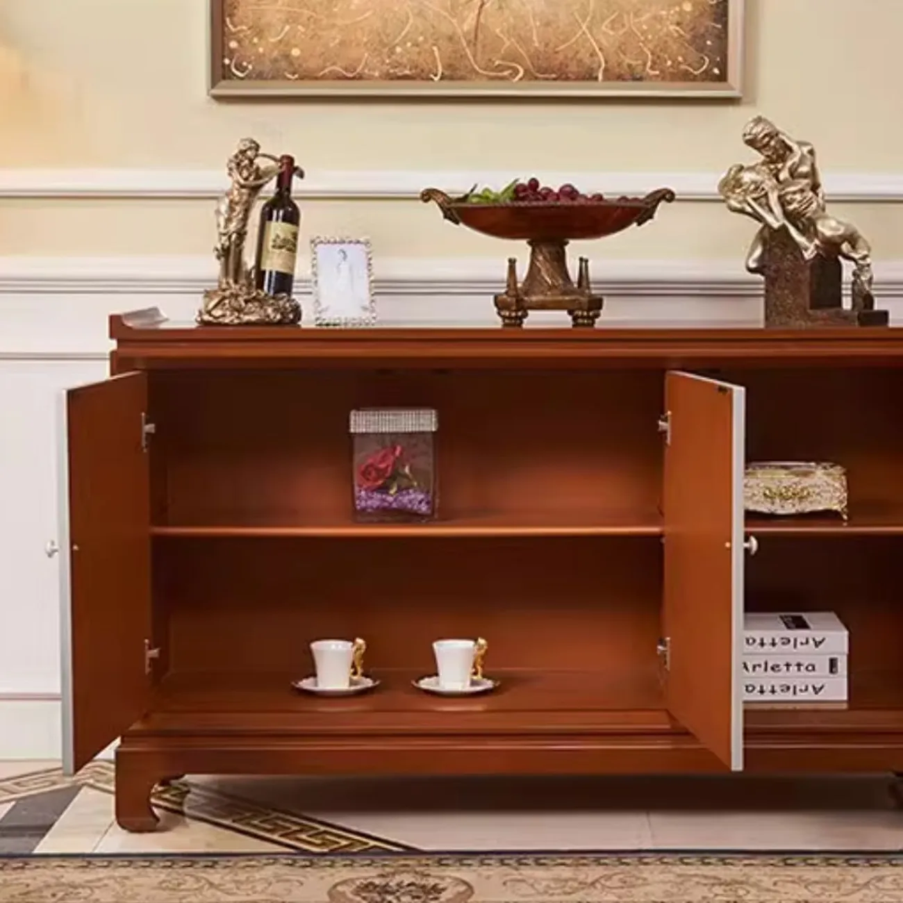 Расписной шкаф из массив дерева Creative Life 35989-29