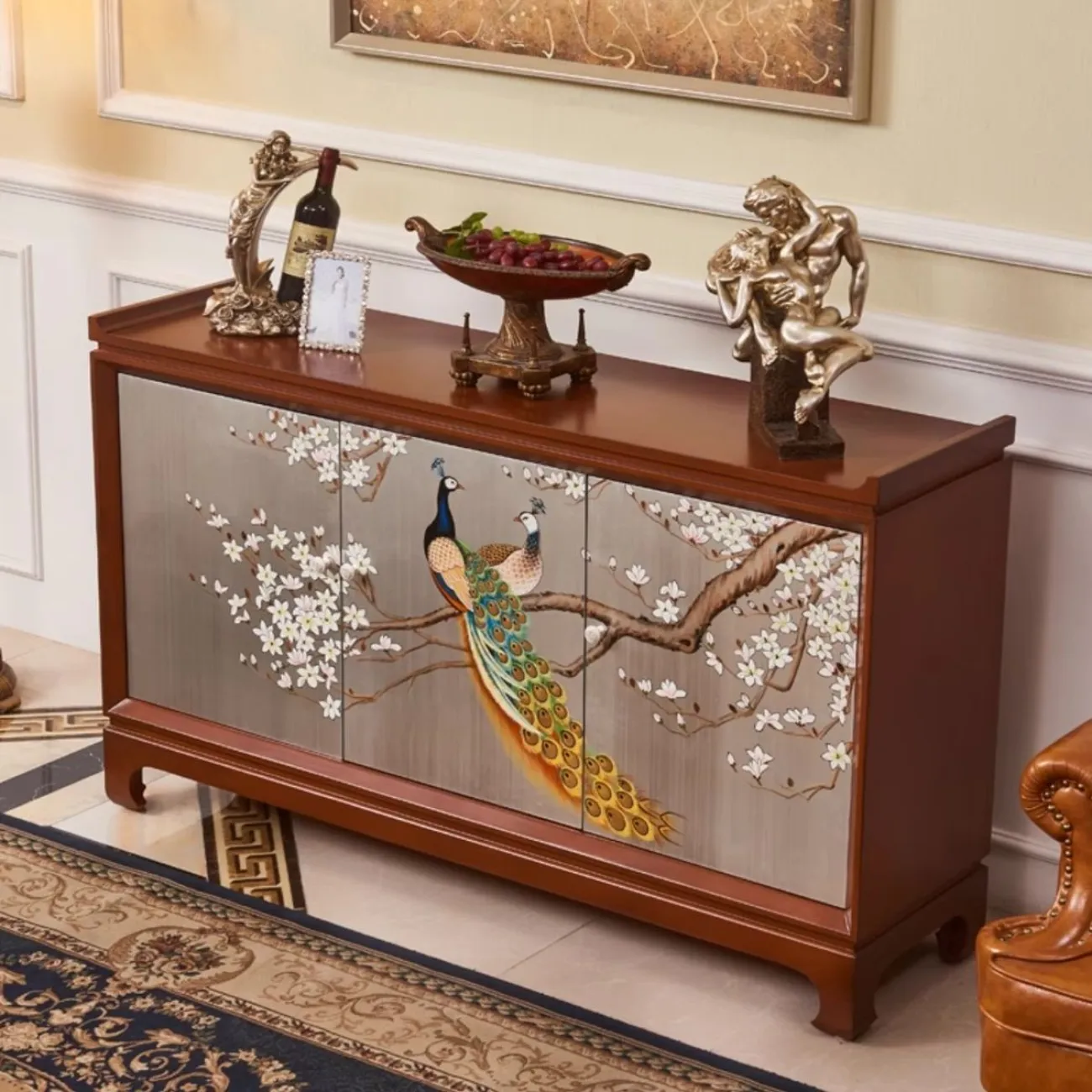 Расписной шкаф из массив дерева Creative Life 35989-29