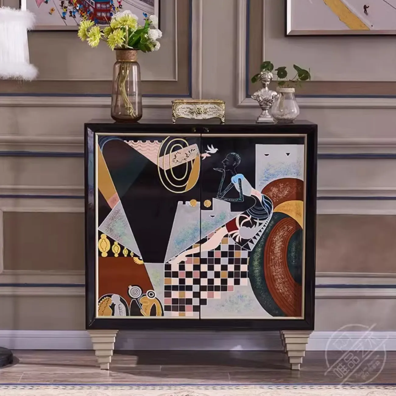 Роскошный расписной комод Creative Life 35990-29 Роскошный расписной комод Creative Life 35990-29