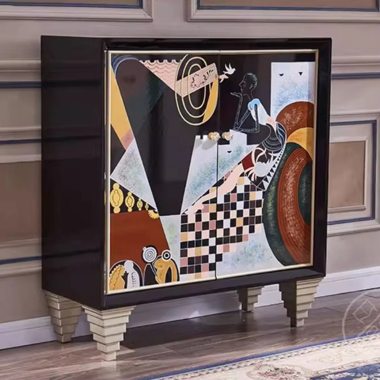 Роскошный расписной комод Creative Life 35990-29 Роскошный расписной комод Creative Life 35990-29