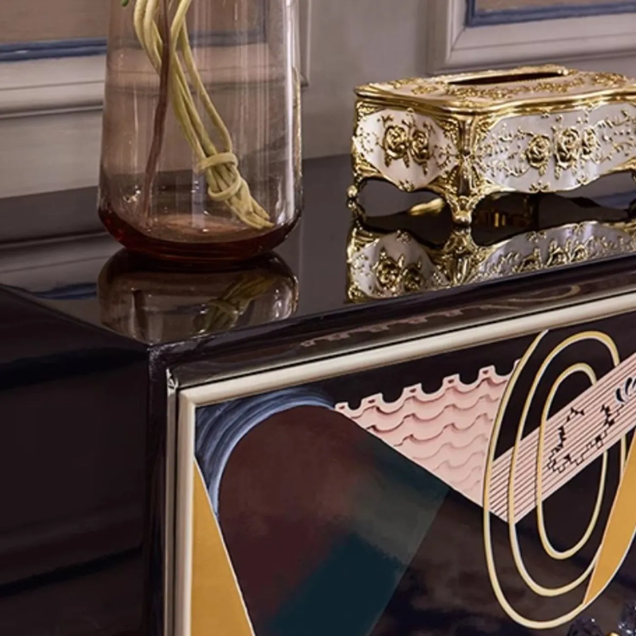 Роскошный расписной комод Creative Life 35990-29 Роскошный расписной комод Creative Life 35990-29