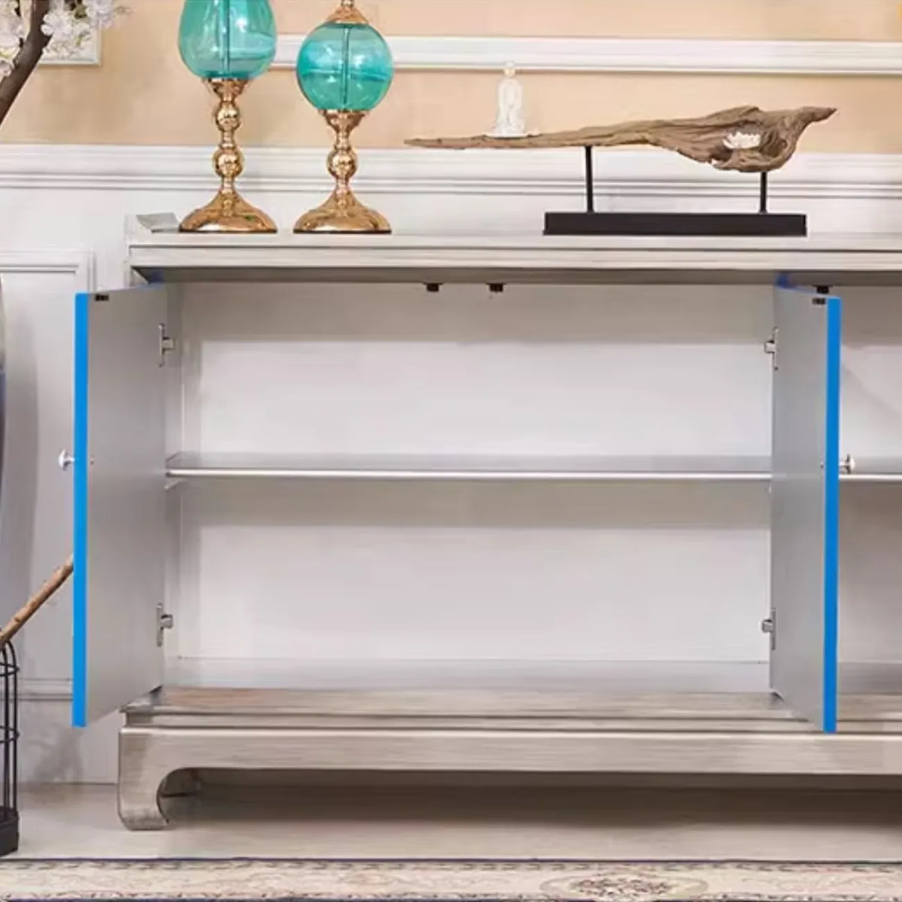 Роскошный расписной комод из массива дерева Creative Life 35993-29