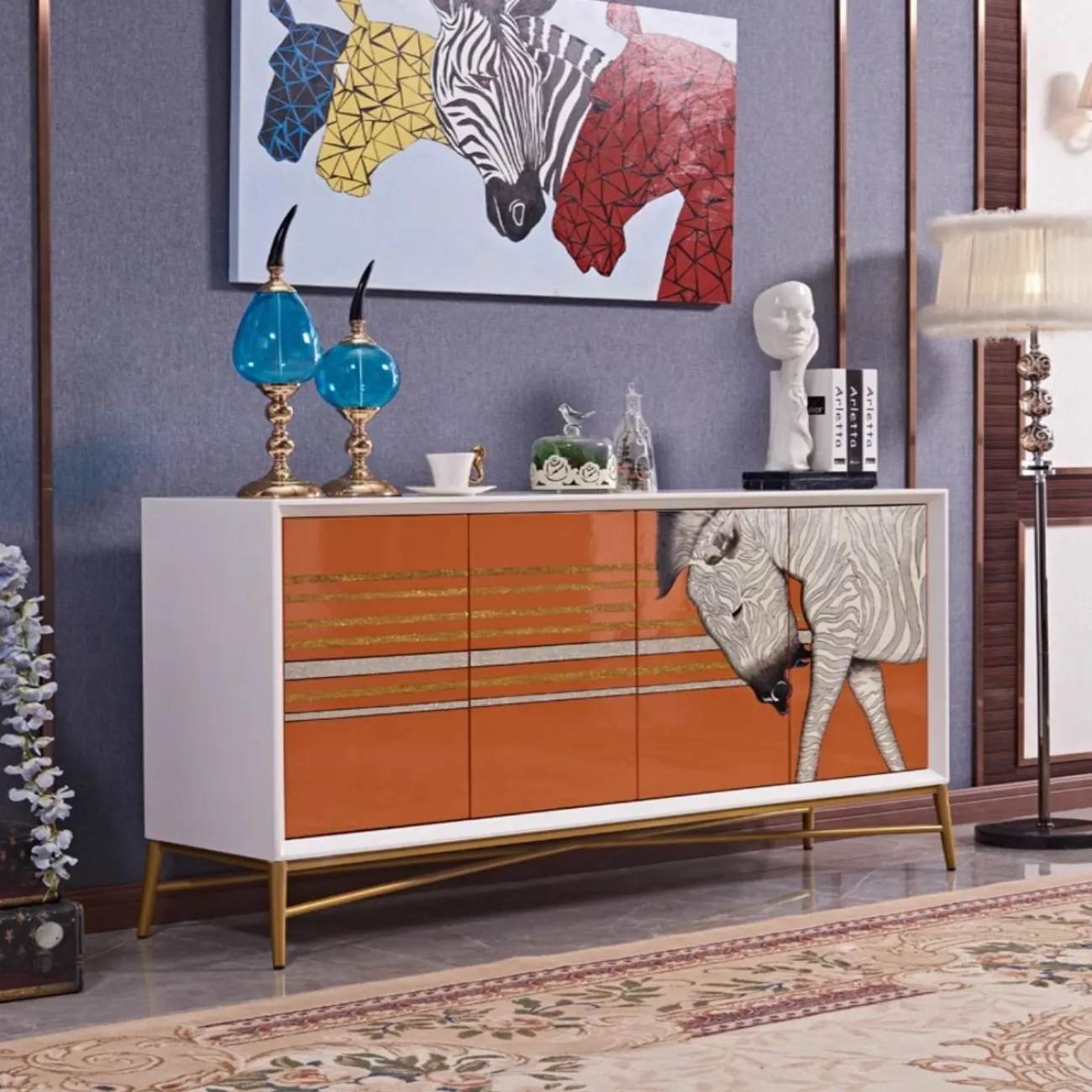 Роскошный расписной комод Creative Life 35994-29 Роскошный расписной комод Creative Life 35994-29