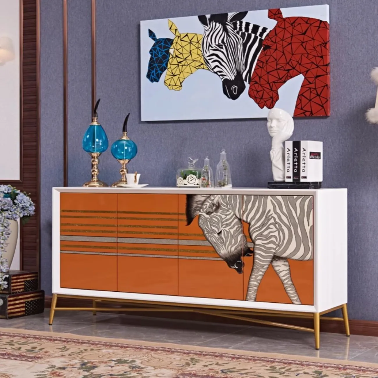 Роскошный расписной комод Creative Life 35994-29 Роскошный расписной комод Creative Life 35994-29