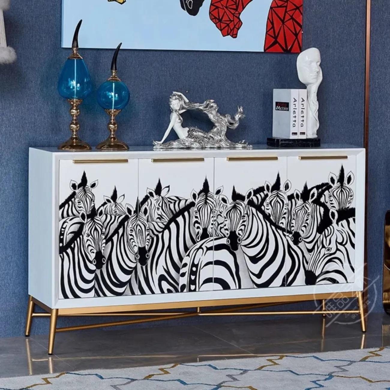 Роскошный расписной комод Creative Life 35997-29 Роскошный расписной комод Creative Life 35997-29