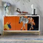 Расписной обувной шкаф в скандинавском стиле Creative Life 35998-29