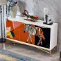 Расписной обувной шкаф в скандинавском стиле Creative Life 35998-29