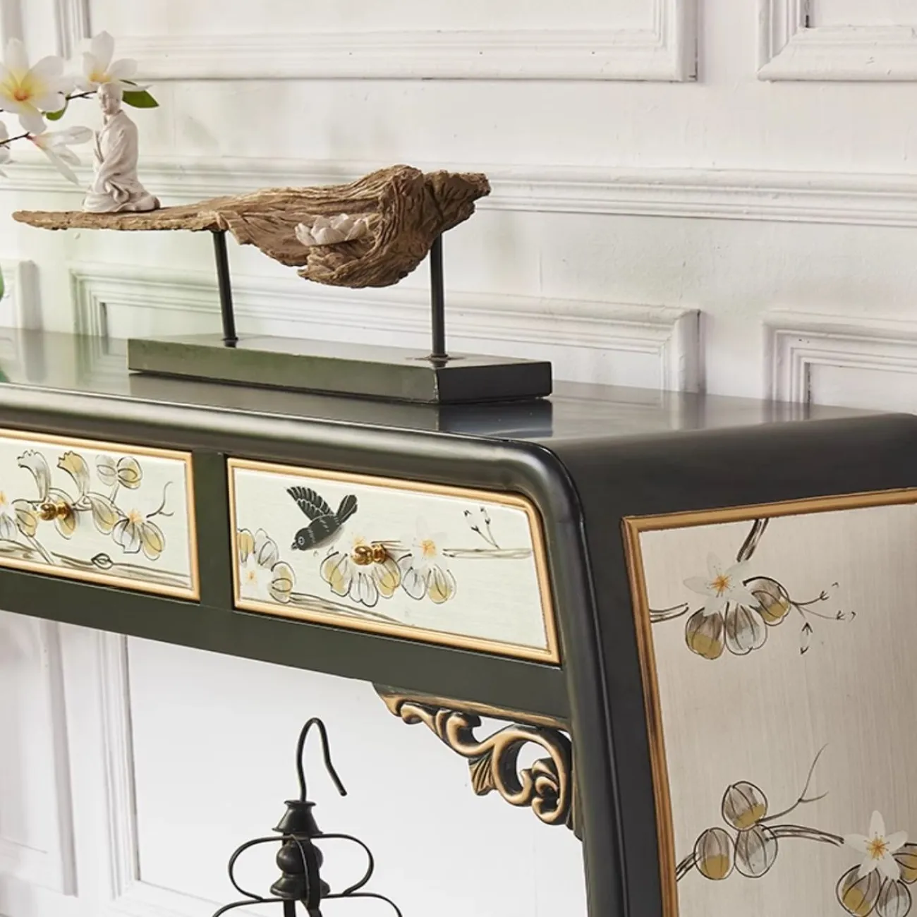 Расписной консольный столик в китайском стиле Creative Life 35999-29