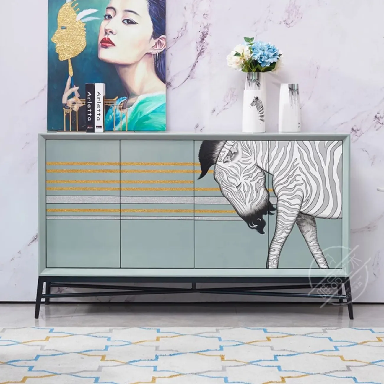 Роскошная расписной комод Creative Life 36002-29 Роскошная расписной комод Creative Life 36002-29