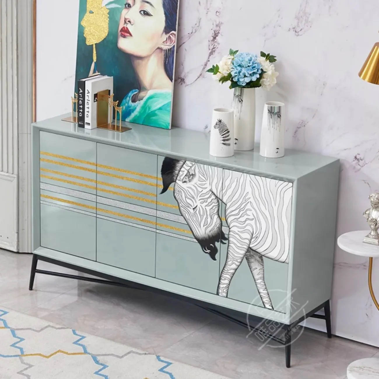 Роскошная расписной комод Creative Life 36002-29 Роскошная расписной комод Creative Life 36002-29