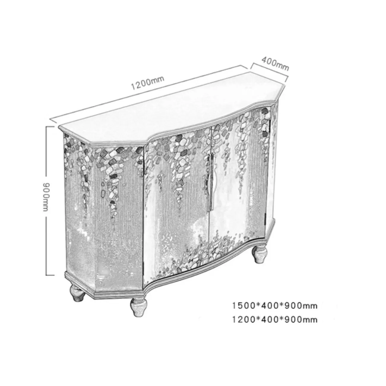 Роскошный комод из массива дерева Creative Life 36003-29 Роскошный комод из массива дерева Creative Life 36003-29