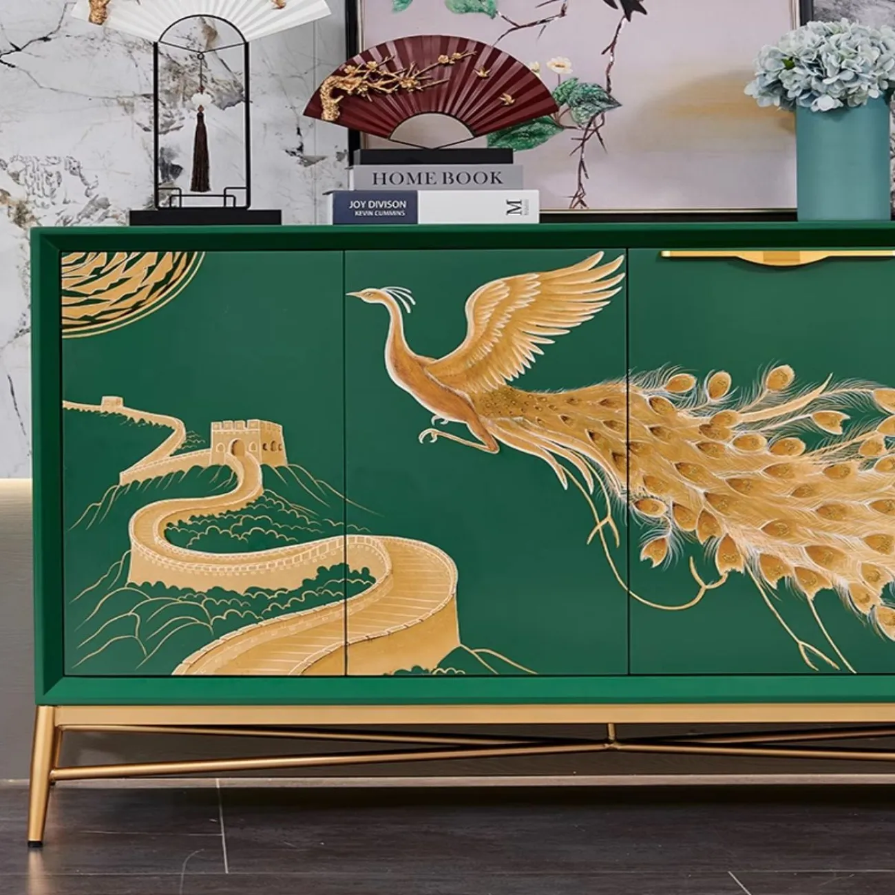 Роскошный расписной комод из массива дерева Creative Life 36010-29 Роскошный расписной комод из массива дерева Creative Life 36010-29