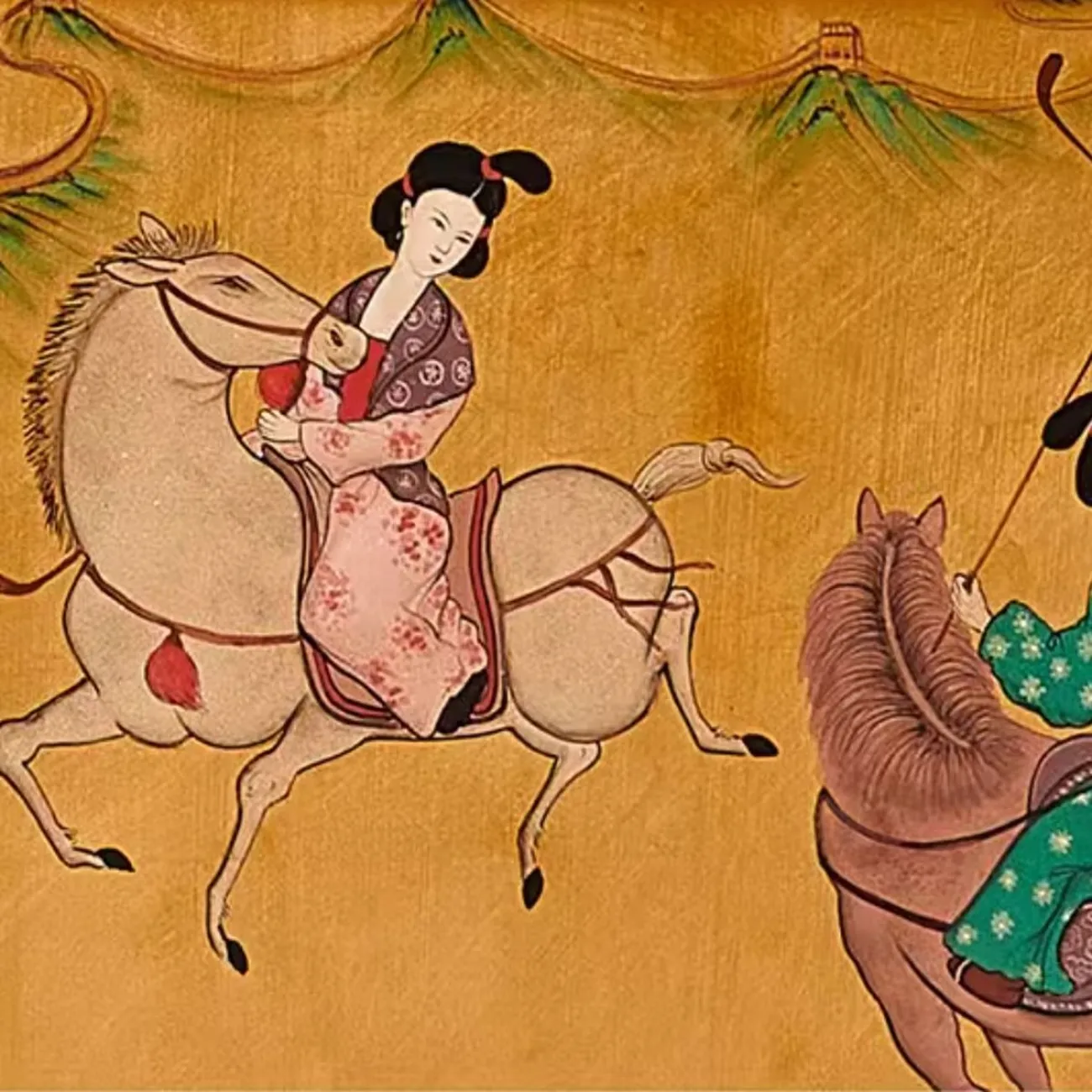 Расписной ТВ-шкаф из массива дерева Creative Life 36018-29 Расписной ТВ-шкаф из массива дерева Creative Life 36018-29