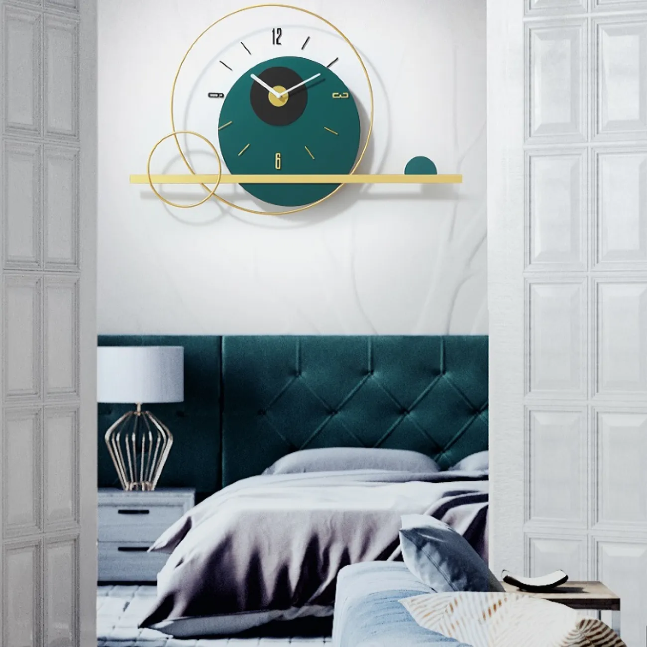 Дизайнерские лёгкие роскошные настенные часы в минималистическом стиле LaLume KKK20266-20