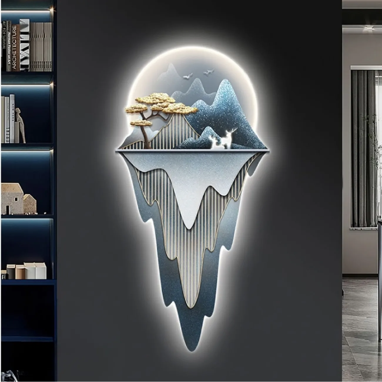 Декоративная картина со светодиодной подсветкой DK22396-23