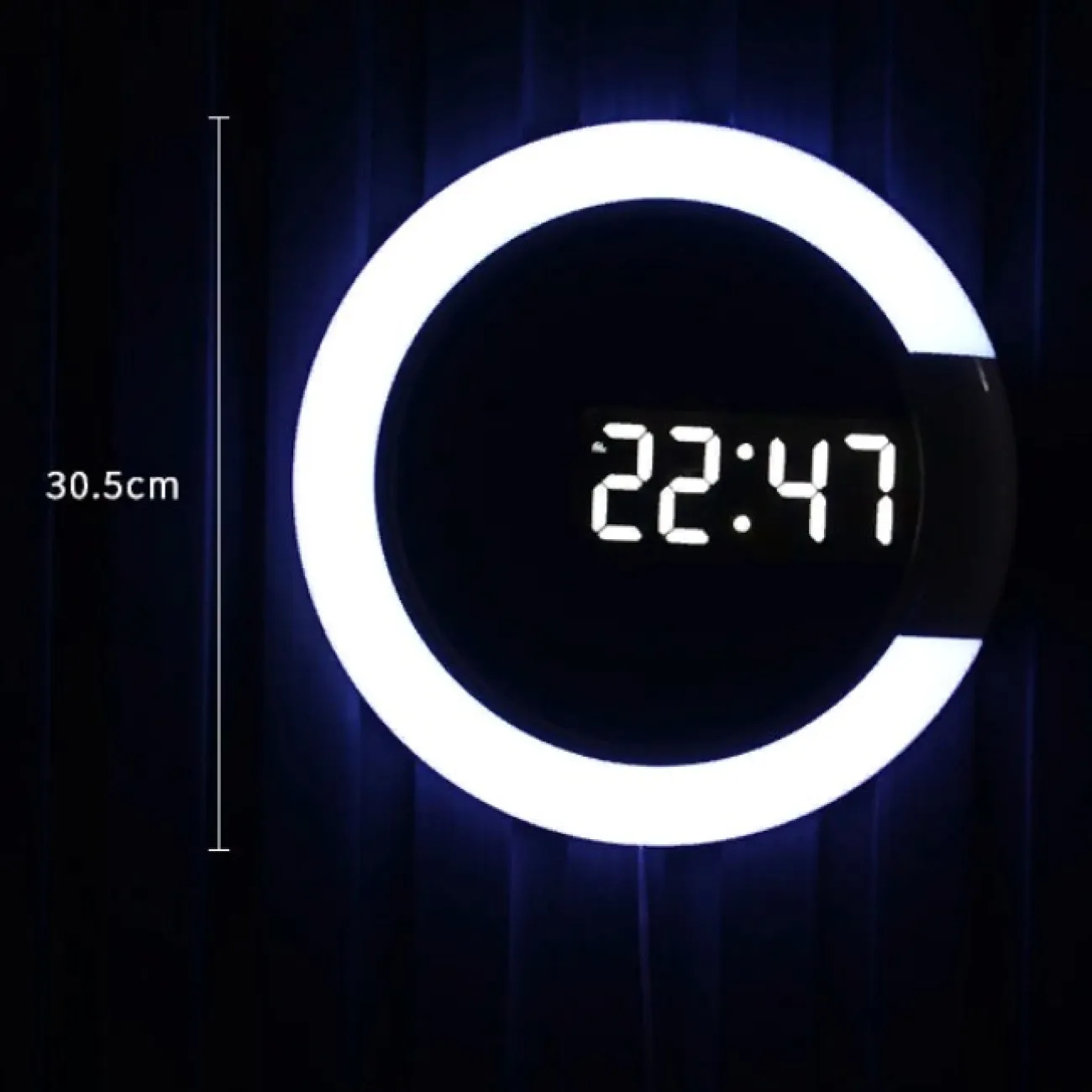 Современные светодиодные электронные настенные часы для гостинной DK22409-23 от LaLume