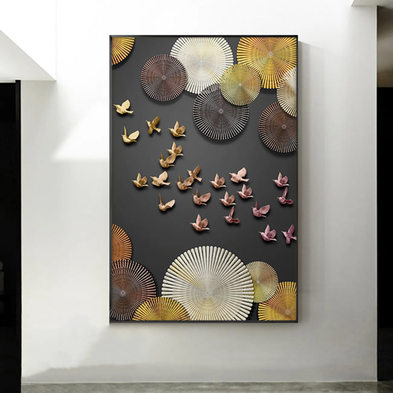 Роскошная масляная картина фэн-шуй для гостиной в Cовременном стиле LaLume DK20792-23 Роскошная масляная картина фэн-шуй для гостиной в Cовременном стиле LaLume DK20792-23